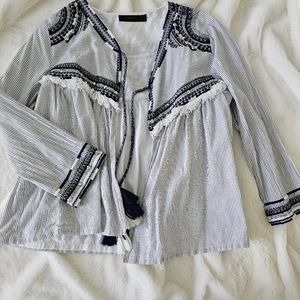 Embroidered Cardigan